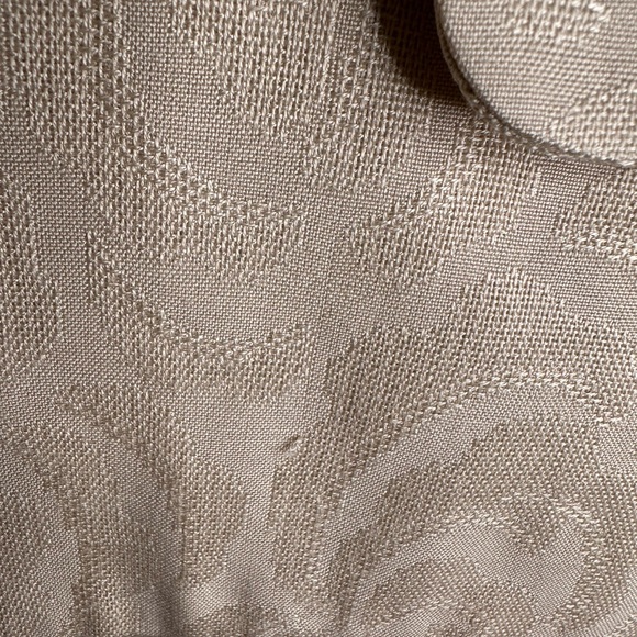 VTG Y2k Kasper ASL Skirt Suit 8 Ivory Brocade button Lined Career Classic Pocket - Picture 10 of 16